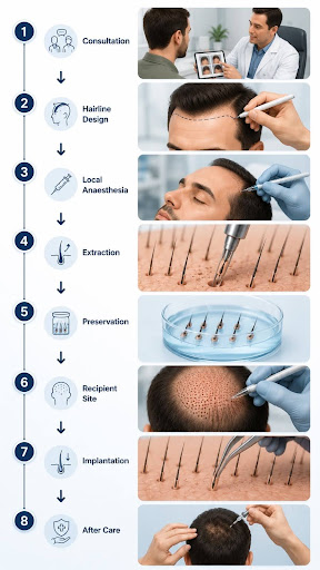 Hybrid Hair Transplant Procedure